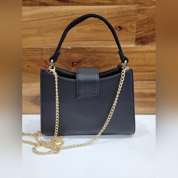 Guess Crossbody Black Bag Top Handles Tanyel NEW - Picture 4 of 14